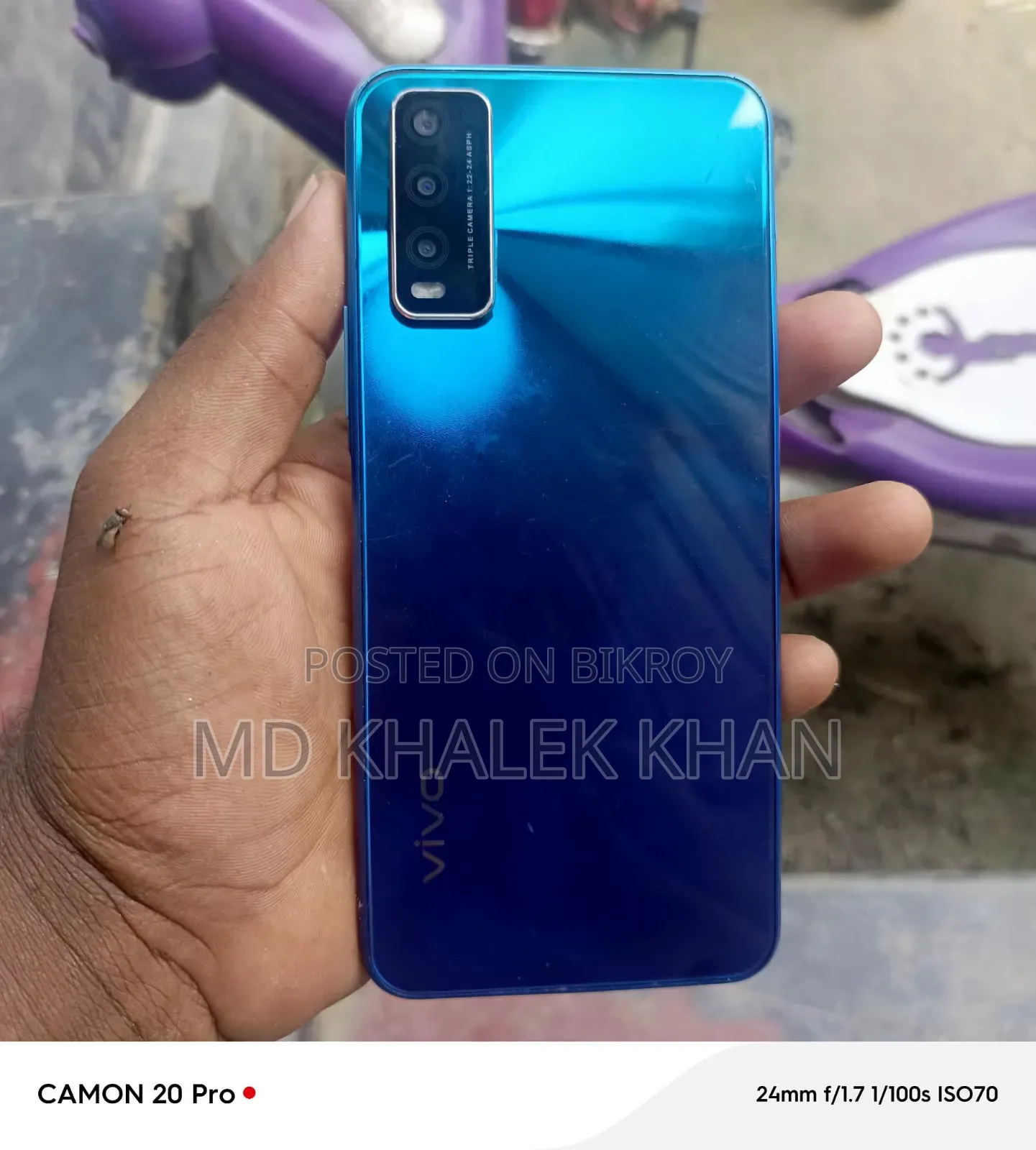 Vivo Y20S 128 GB Blue