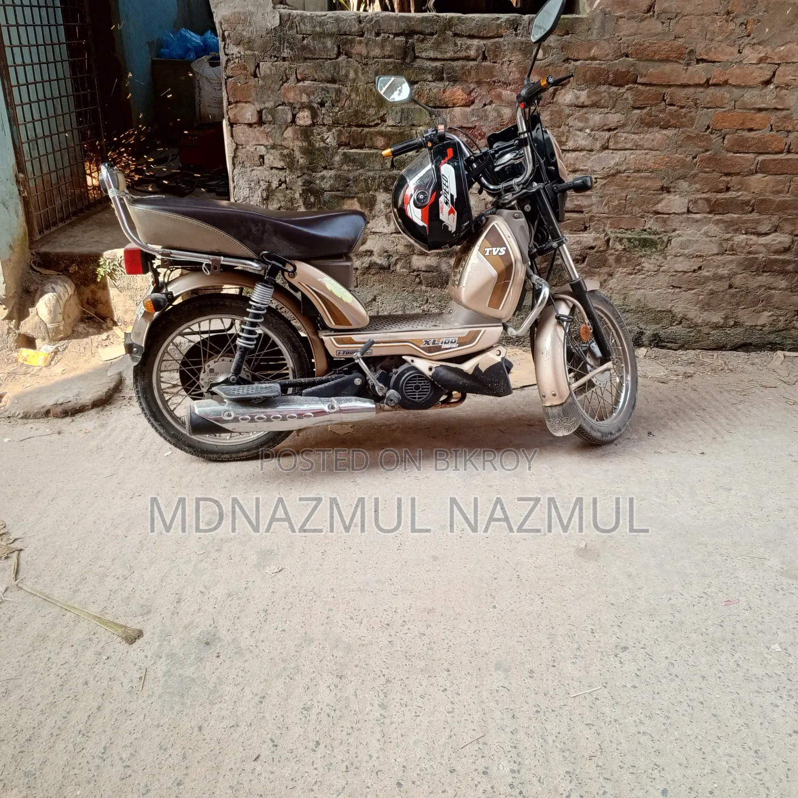 TVS XL 100 2022 Silver
