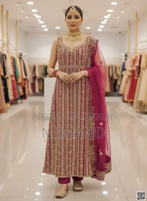 Semi-Stitched Georgette Party Dress