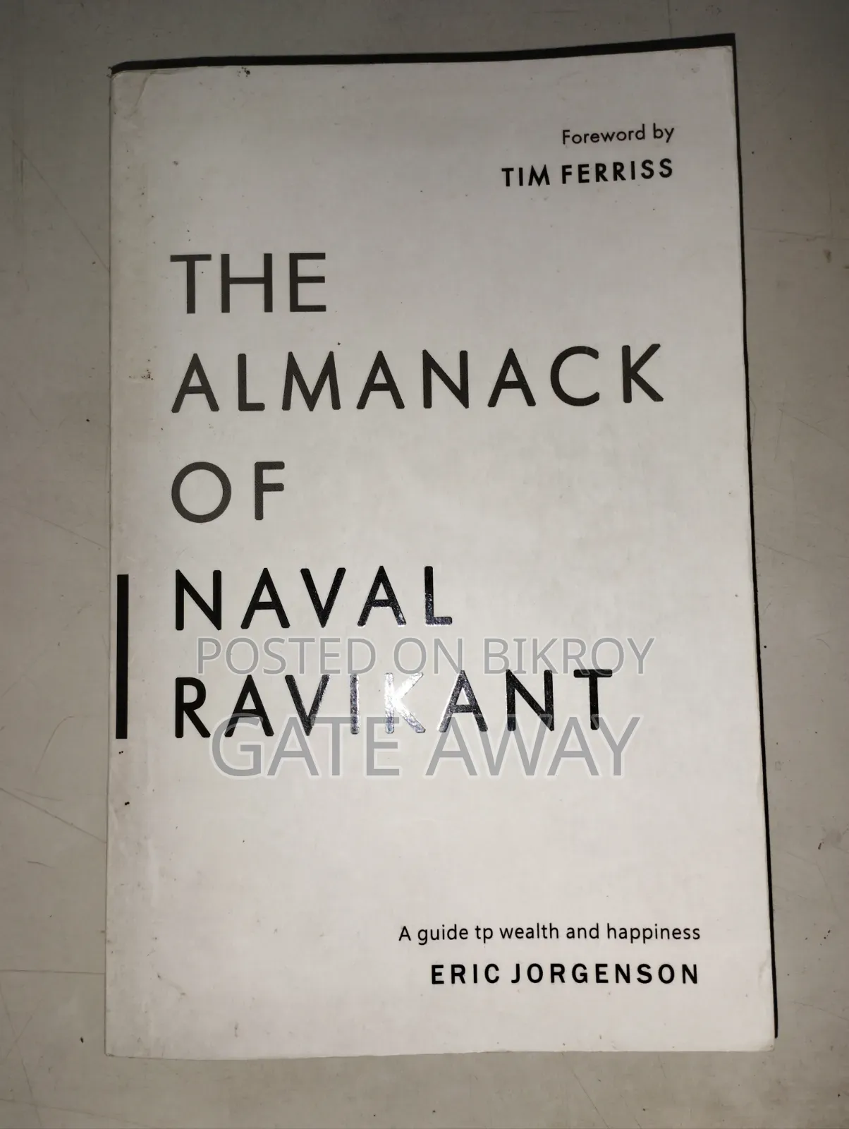 The Almanack of Naval Original Book