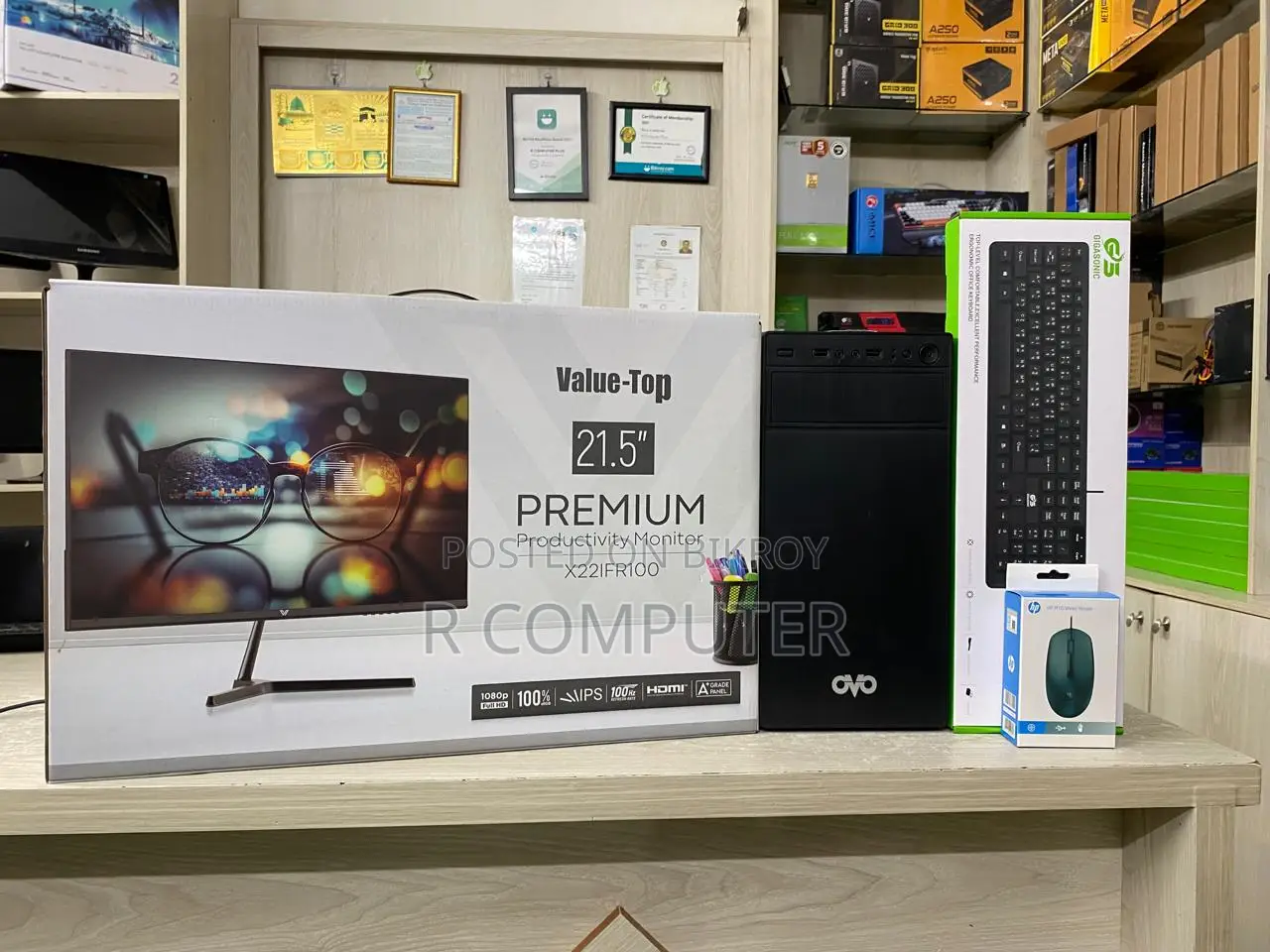 Desktop Computer 8GB Intel Core I5 SSD 128GB
