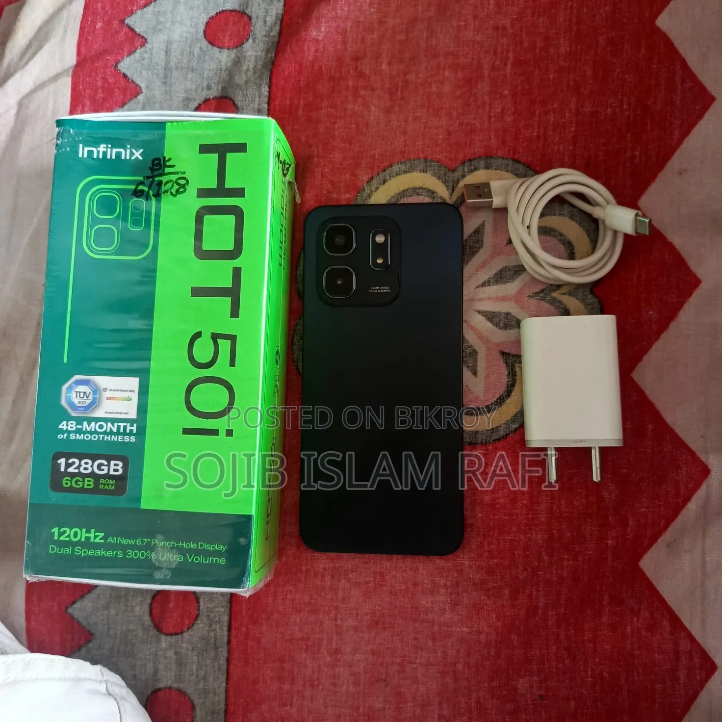 Infinix Hot 50i 128 GB Black