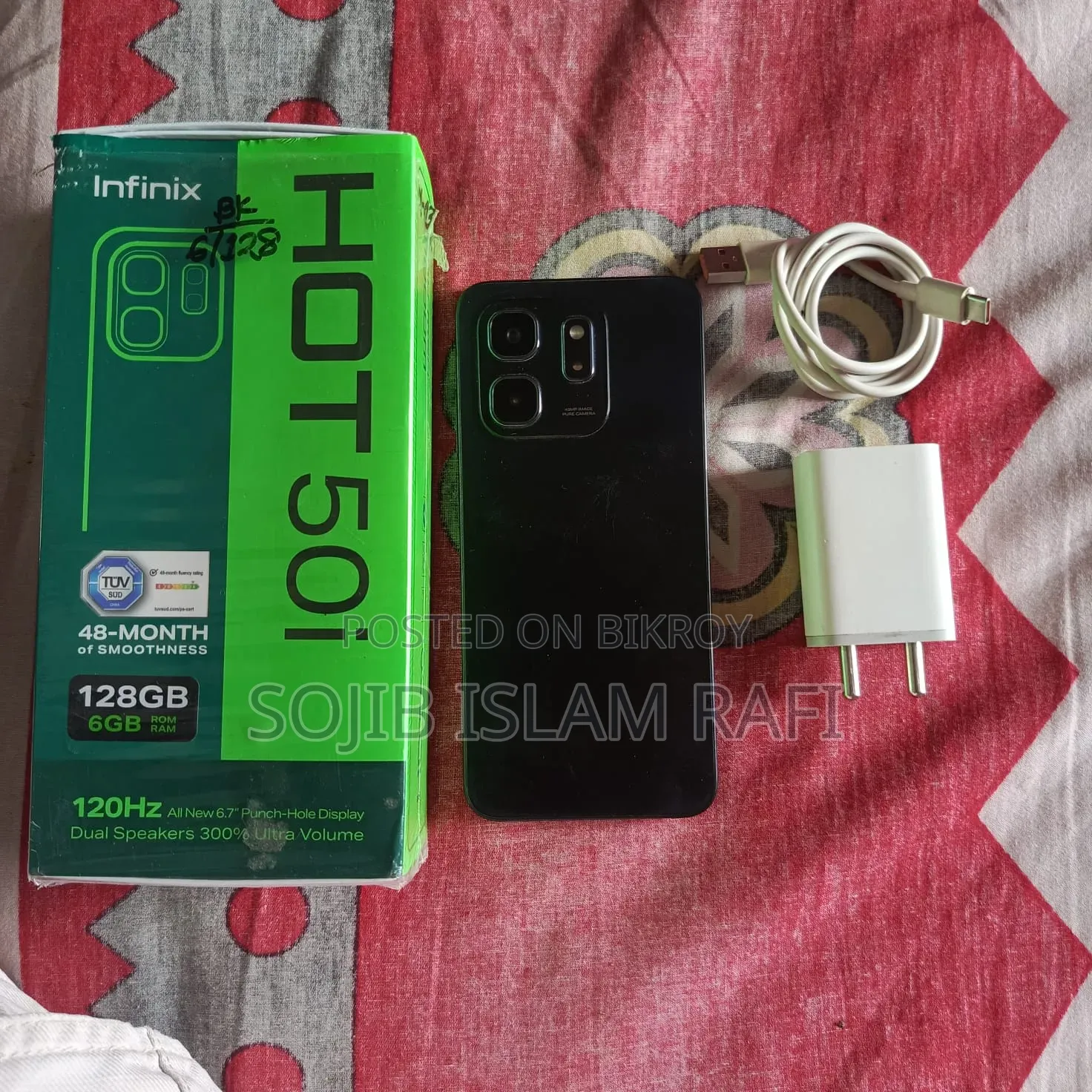 Infinix Hot 50i 128 GB Black