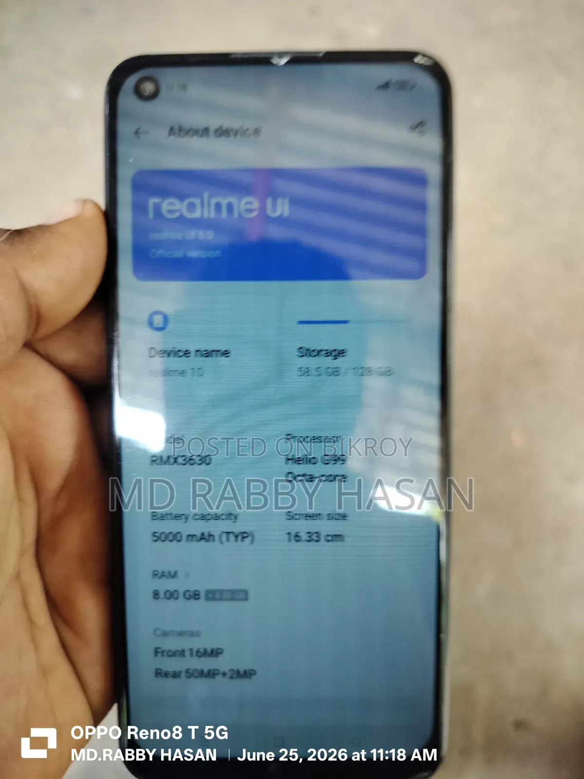 Realme 10 128 GB Purple