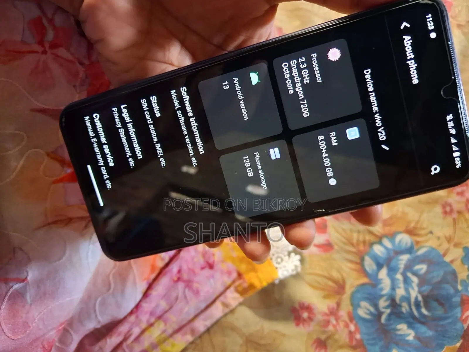 Vivo V20 128 GB
