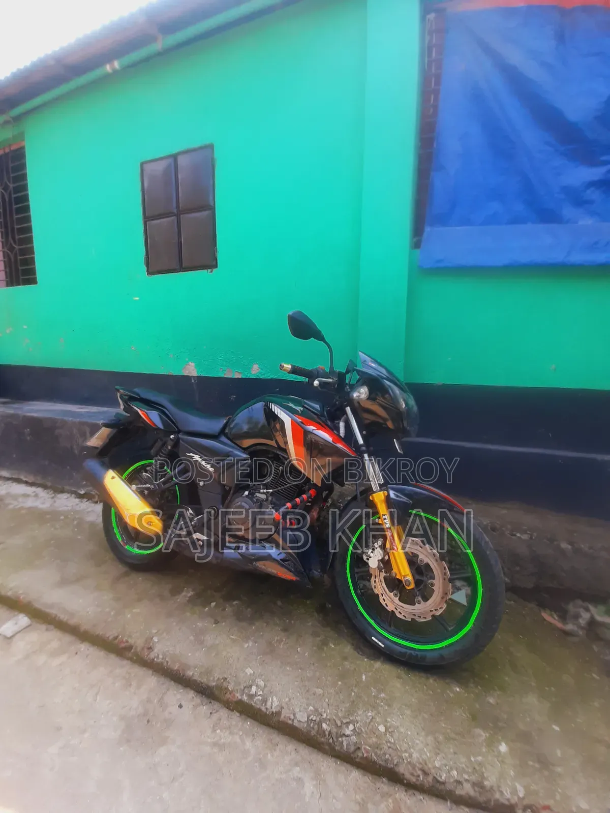 TVS Apache RTR 160 2V 2018 Black