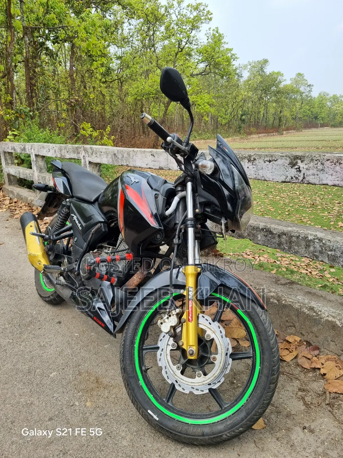 TVS Apache RTR 160 2V 2018 Black