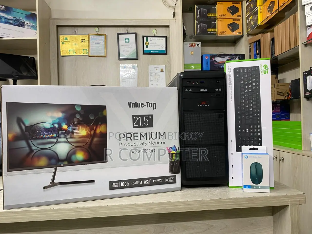 Desktop Computer 4GB Intel Core i3 SSD 256GB