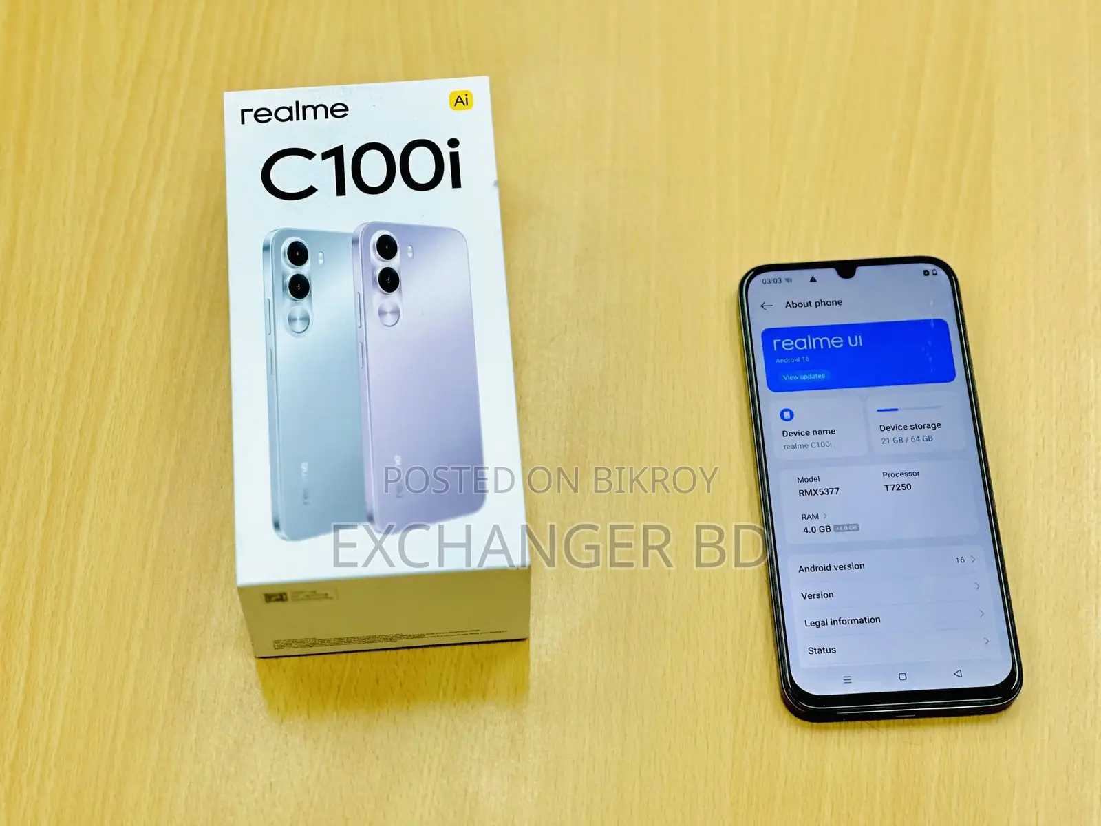 Realme C100i 64 GB Blue