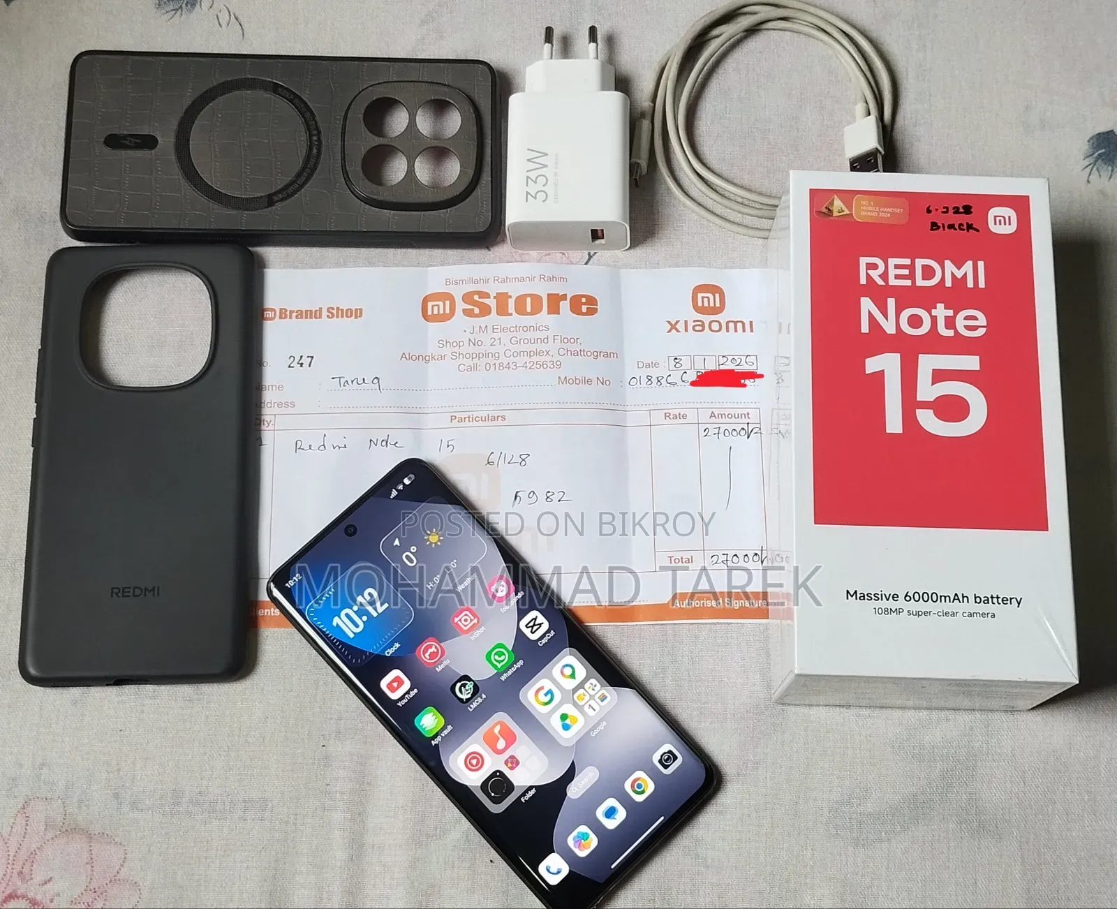 Xiaomi Redmi Note 15 128 GB Black