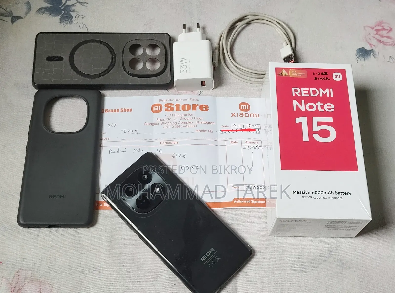 Xiaomi Redmi Note 15 128 GB Black