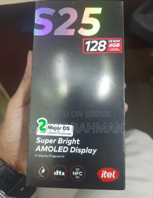 Itel S25 128 GB Black