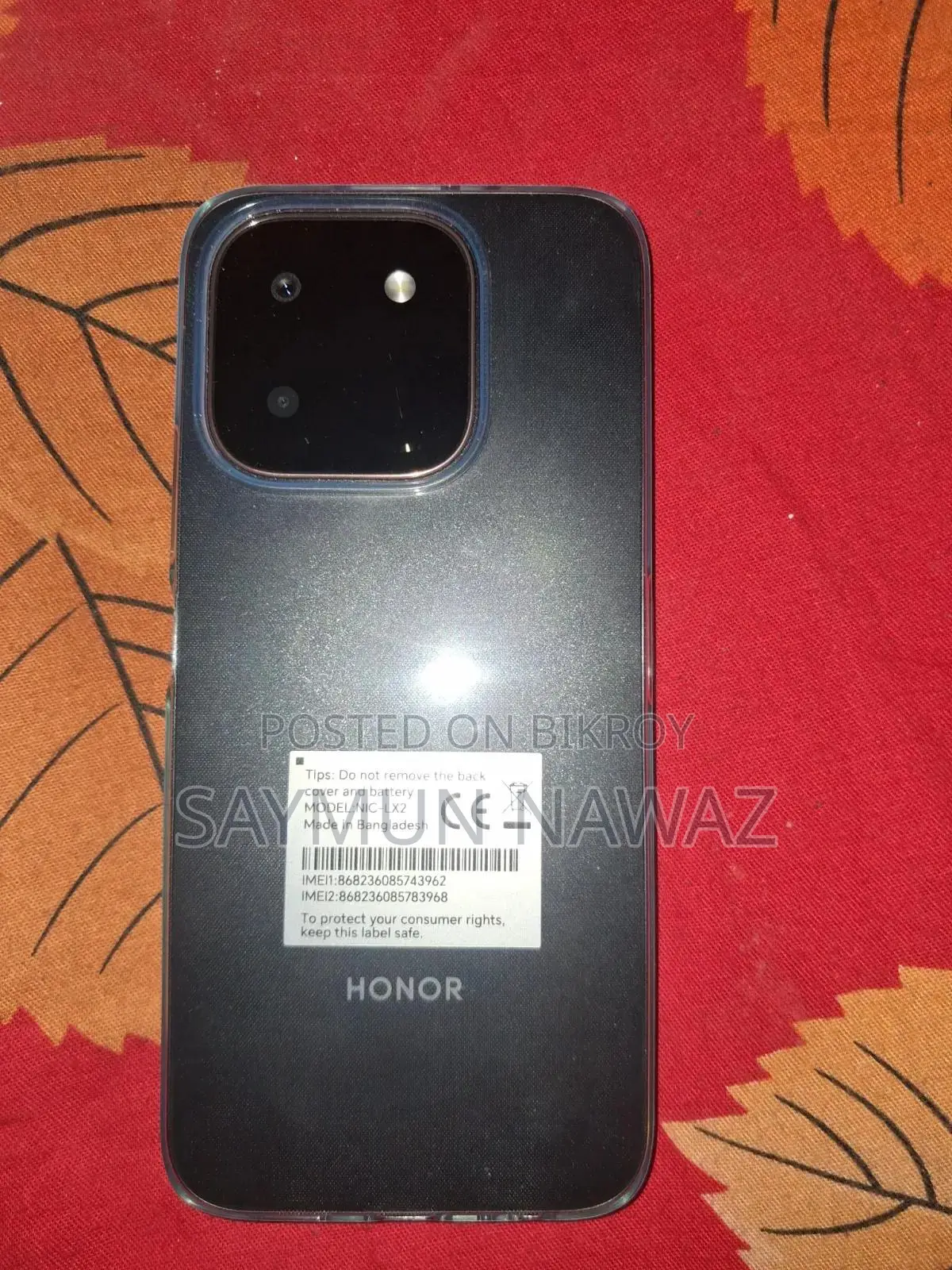 Honor X6C 128 GB Black