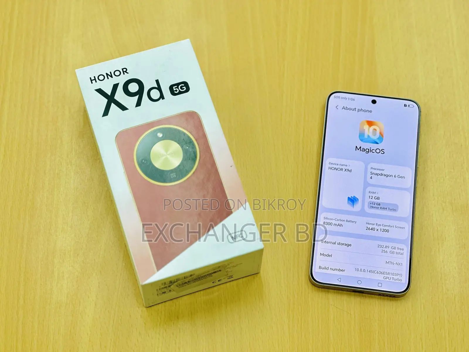 Honor X9d 256 GB Gold