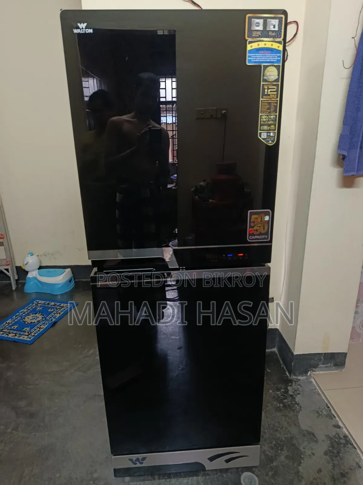 Walton Refrigerator for sale, Model No: Wfe 3a2, Gross Volume: 312