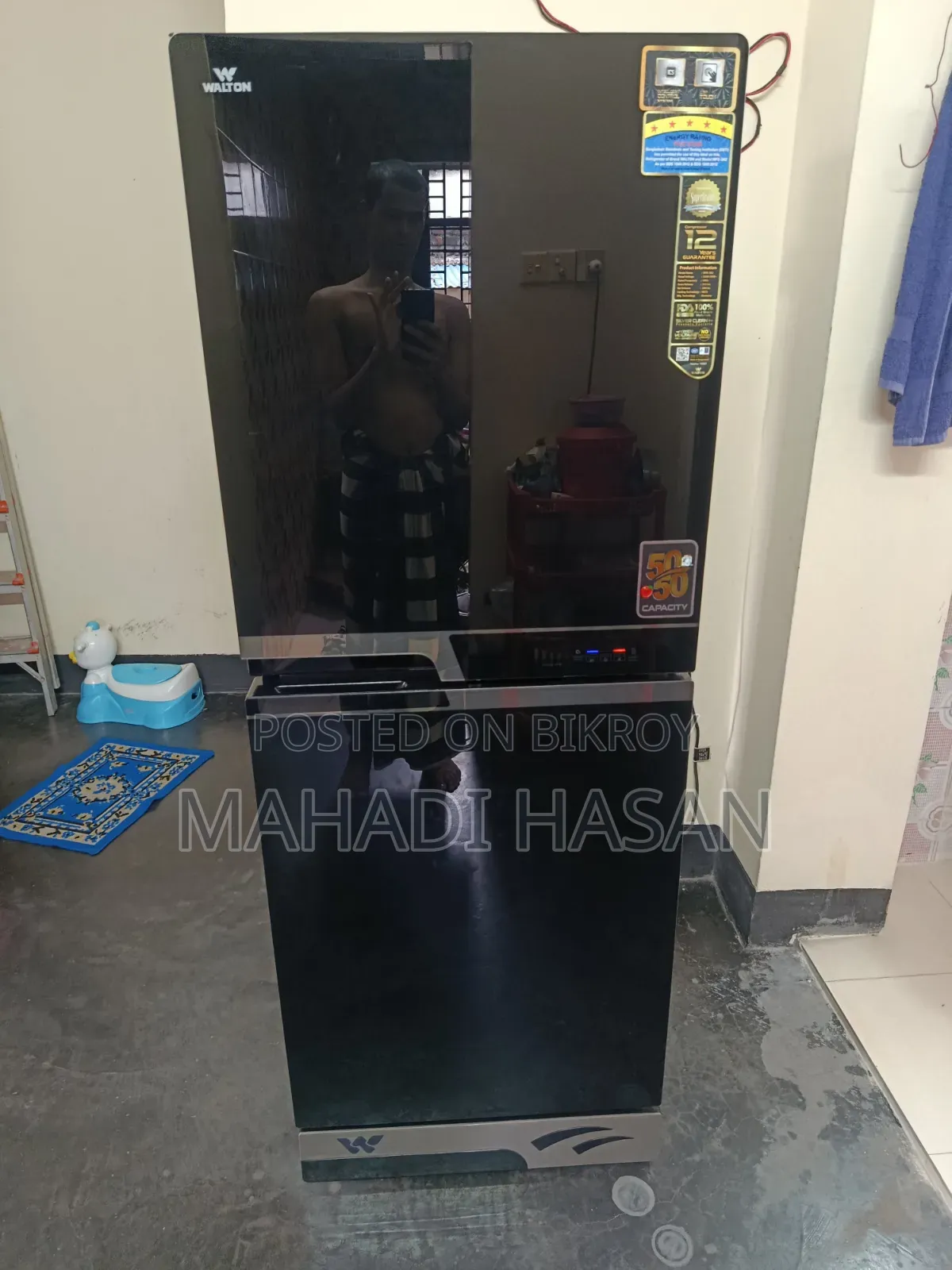 Walton Refrigerator for sale, Model No: Wfe 3a2, Gross Volume: 312