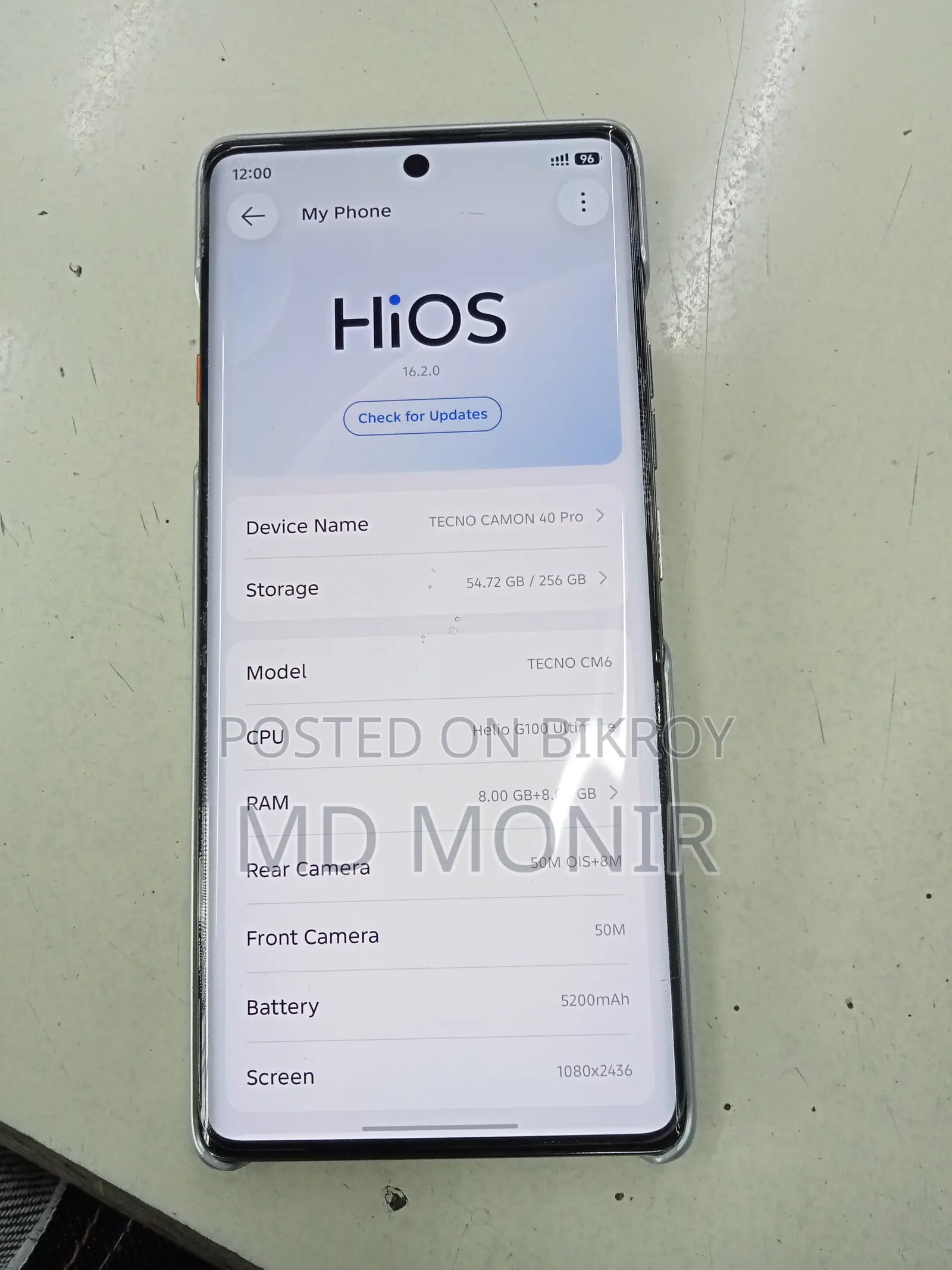 Tecno Camon 40 Pro 4G 256 GB Green