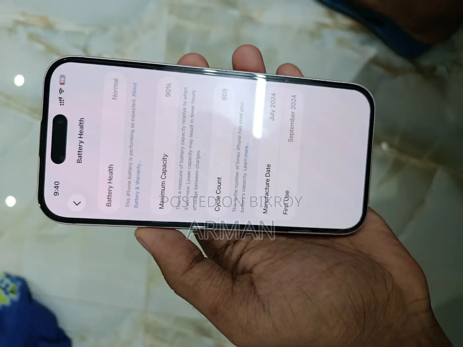 Apple iPhone 15 128 GB Pink