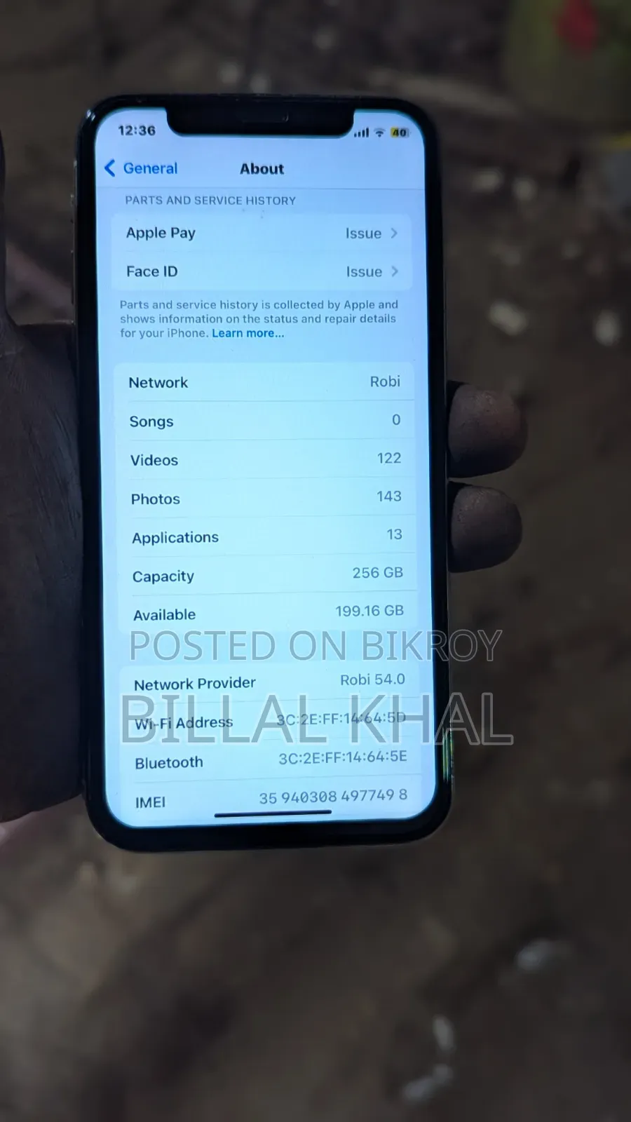 Apple iPhone X 256 GB White