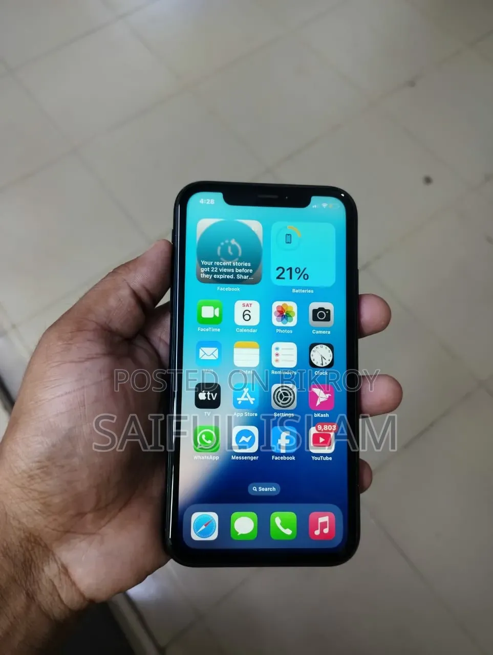 Apple iPhone XR 64 GB Black