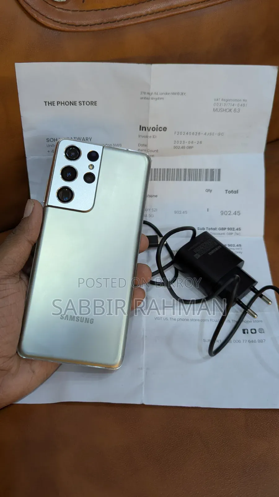 Samsung Galaxy S21 Ultra 5G 256 GB Silver