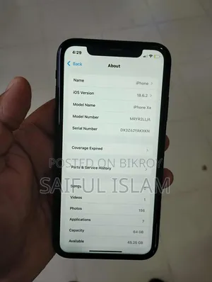 Apple iPhone XR 64 GB Black