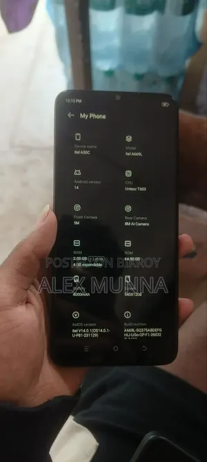Itel A50 Lite 8 GB Black