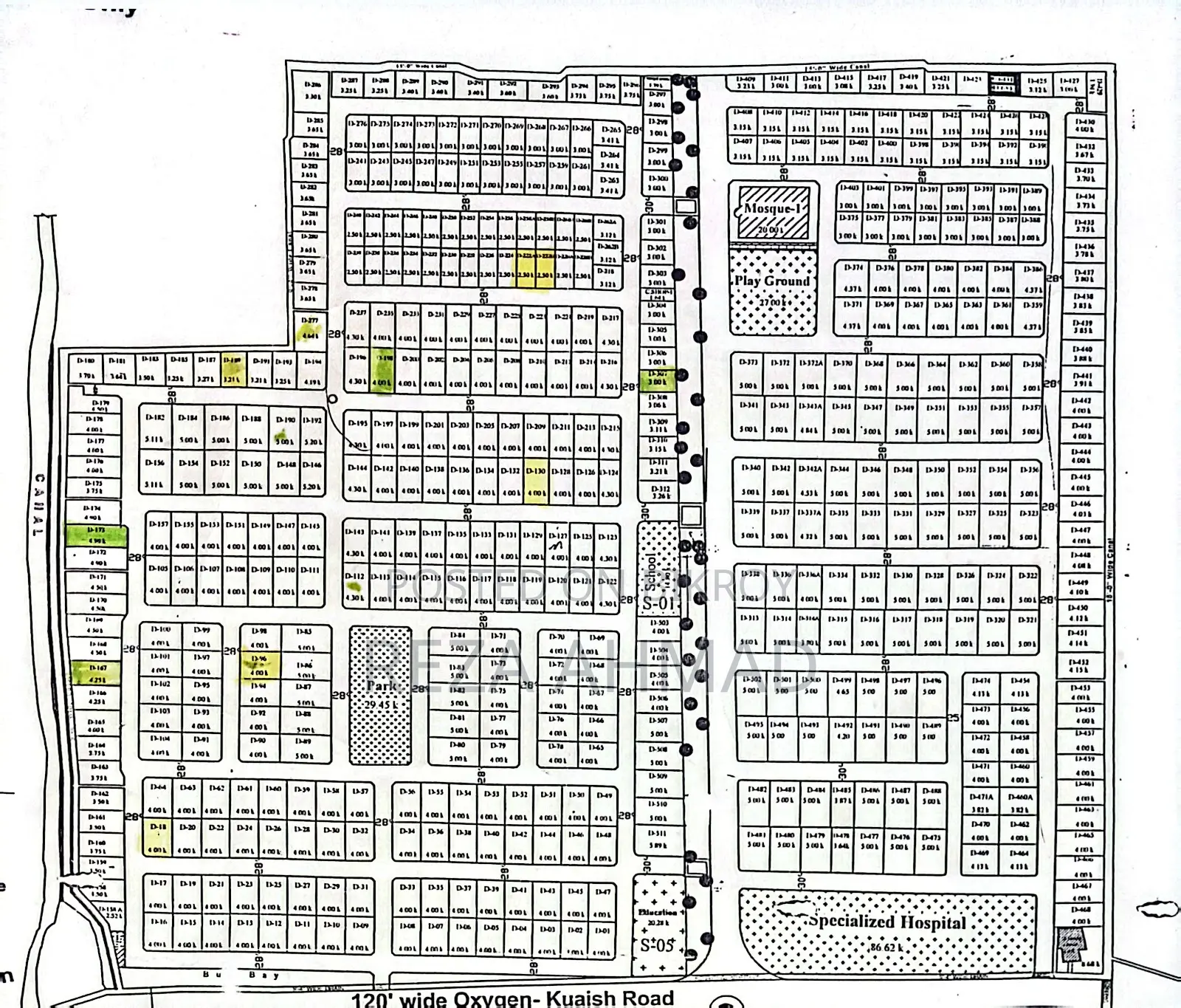 A 5-katha south-facing plot in 'D' block of Anannya Residential Area.