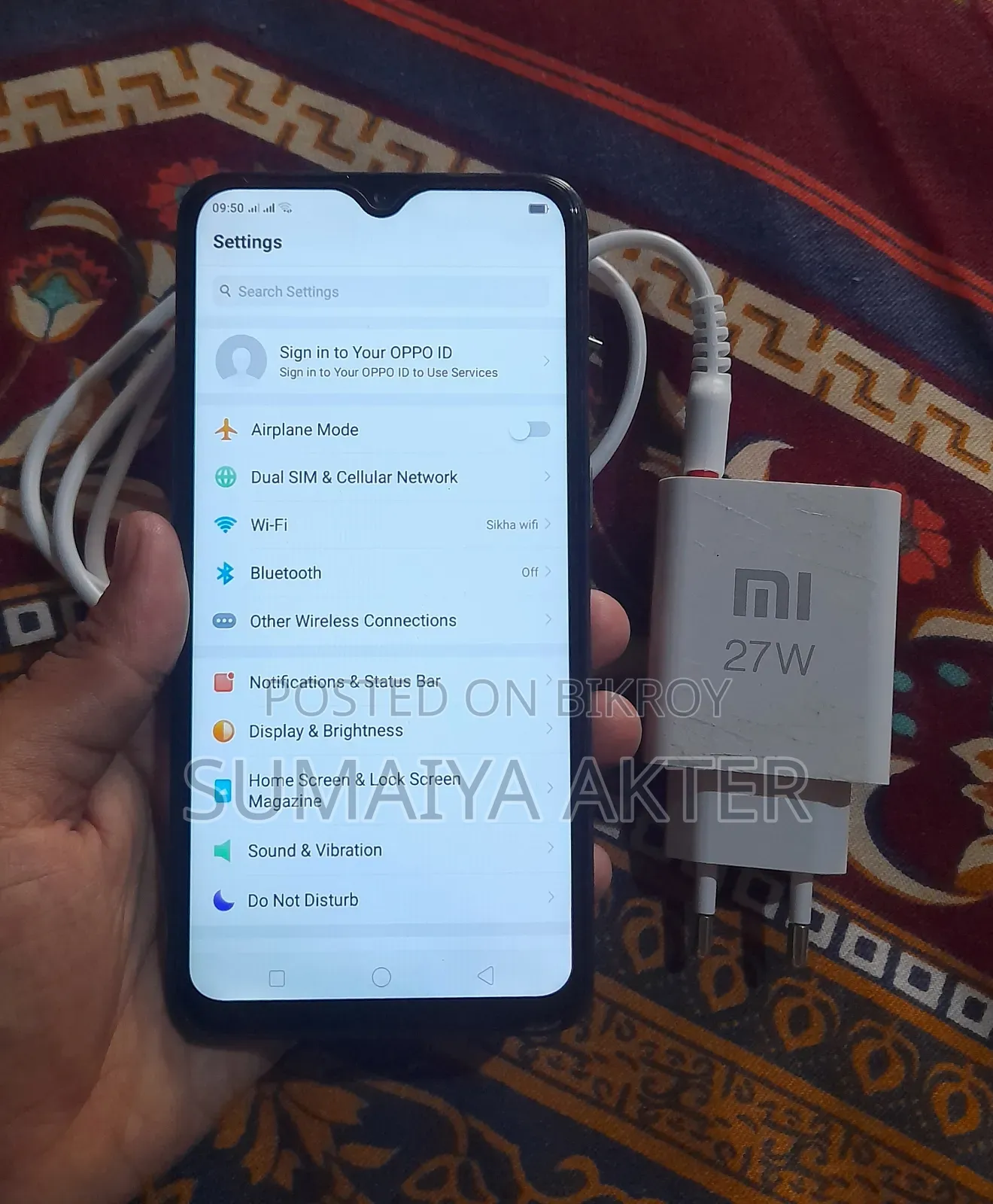 Oppo A7 64 GB Blue