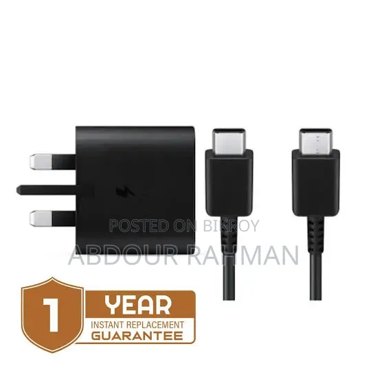 Samsung 25w Type C to C Charger Withcable