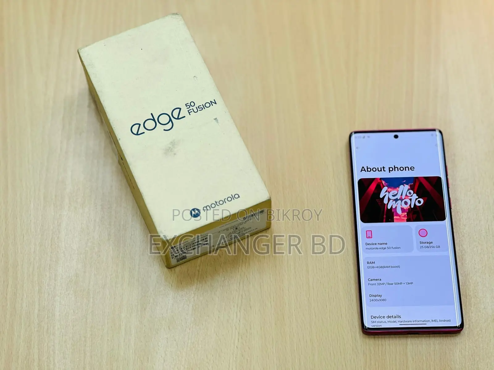 Motorola Edge 50 Fusion 256 GB Red