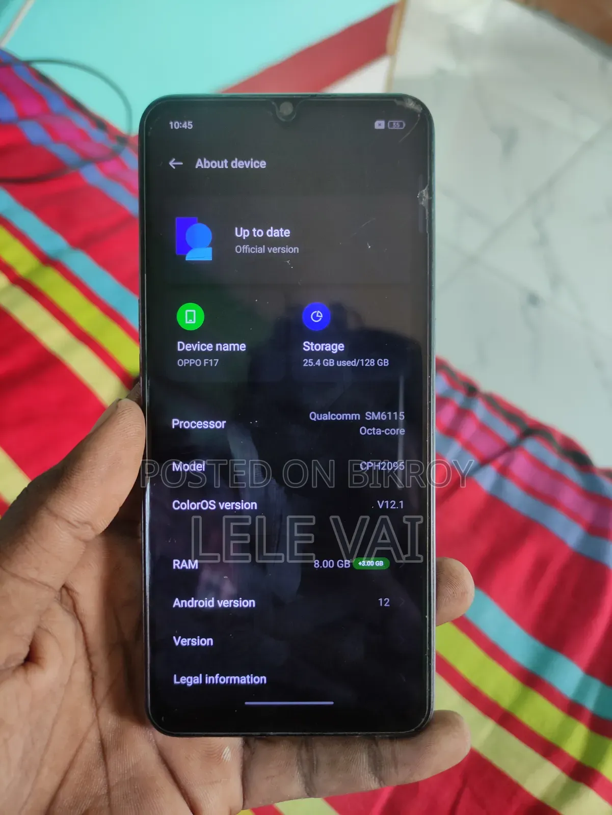Oppo F17 128 GB Black