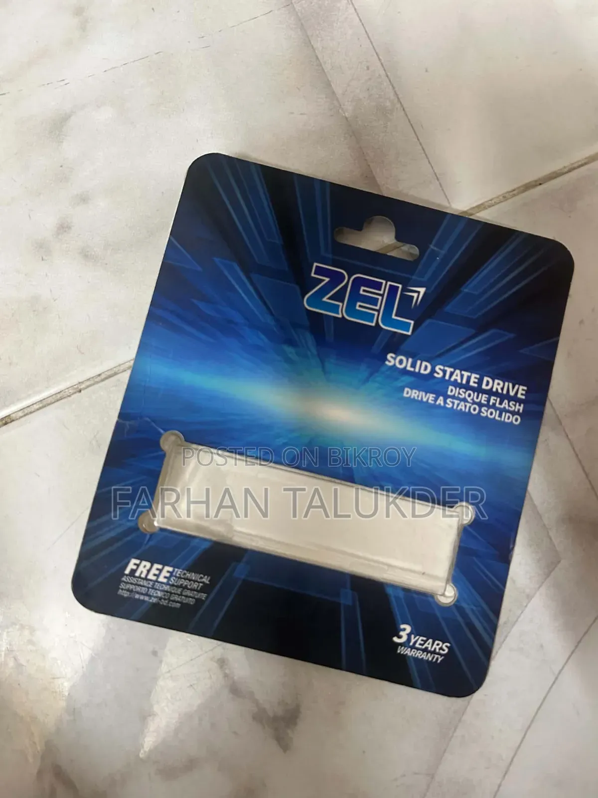 Zel Nvme 512gb Gen3 SSD With 1.6 Years Warranty