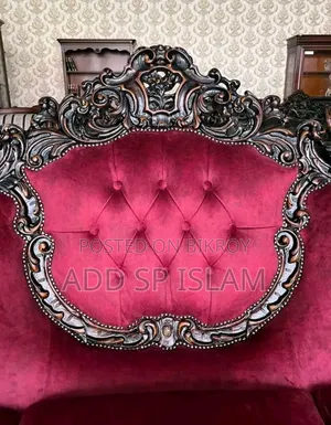 5-Seater Sofa made of Teak wood, French design, fresh condition like new