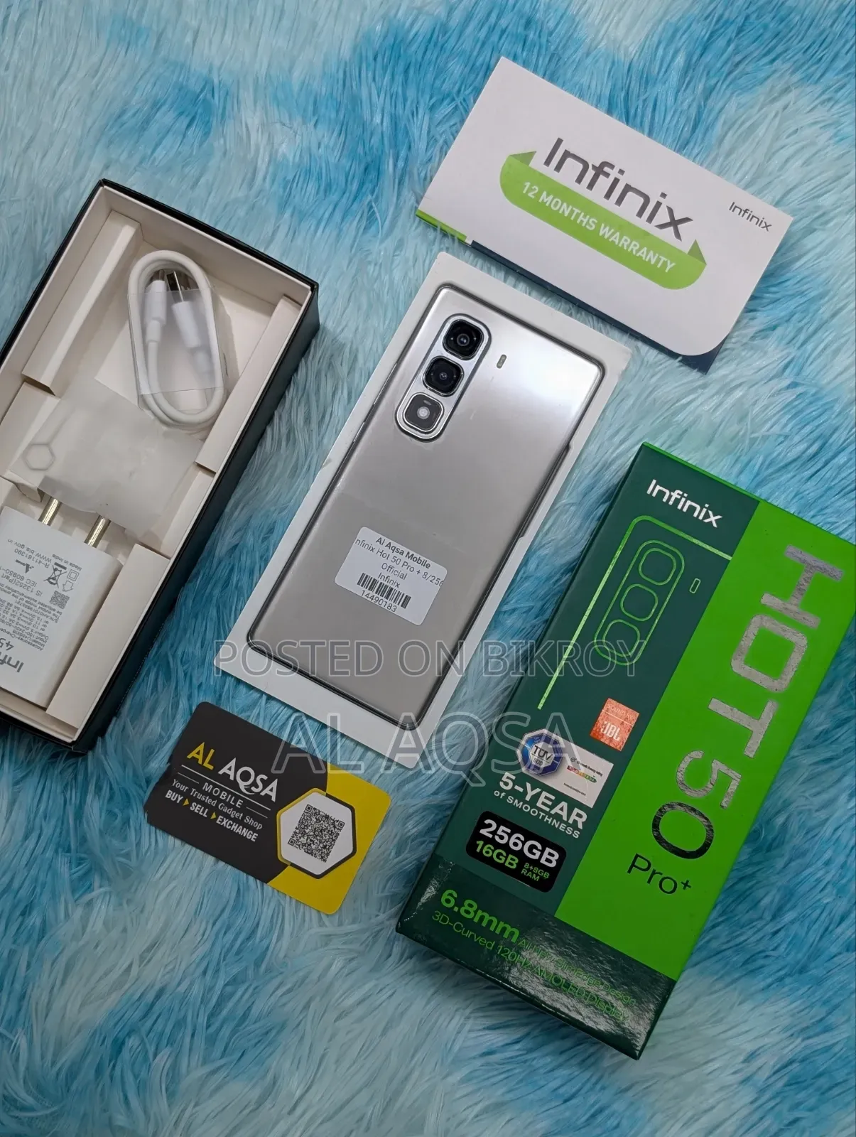 Infinix Hot 50 Pro+ 4G 256 GB Silver