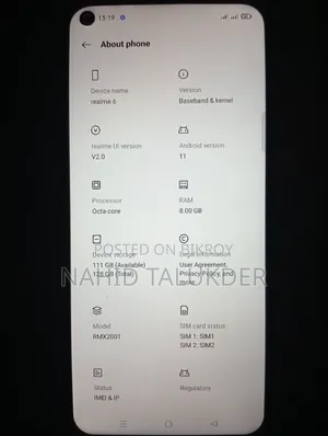 Realme 6 128 GB Blue