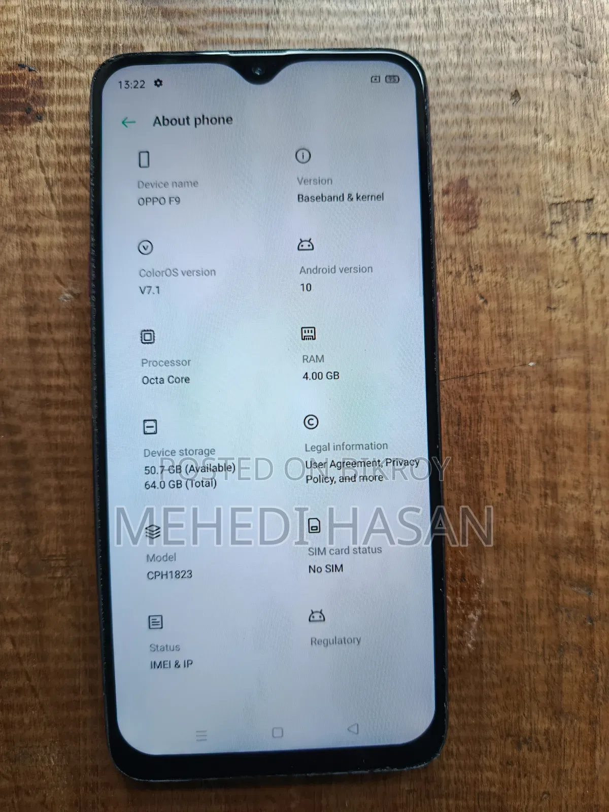 Oppo F9 64 GB Purple