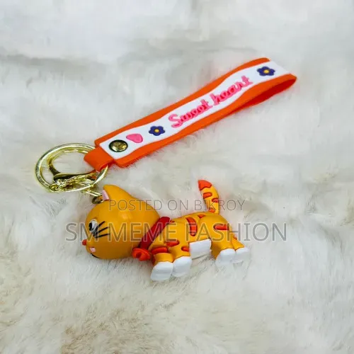 Funny Travel Game Cat Key-Chain Creative Kitten Pen