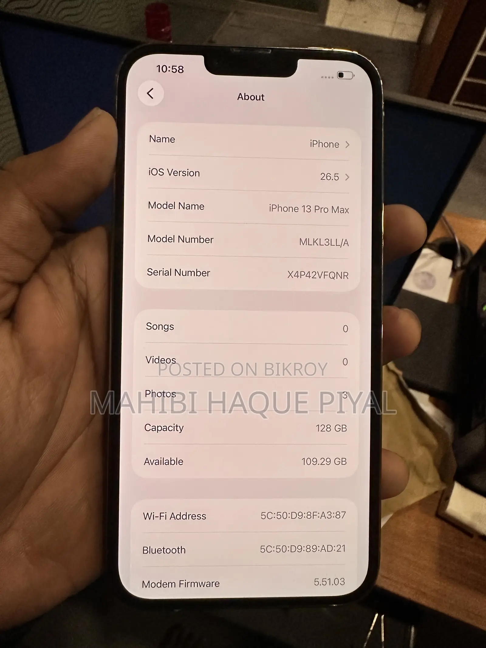 Apple iPhone 13 Pro Max 128 GB Gold