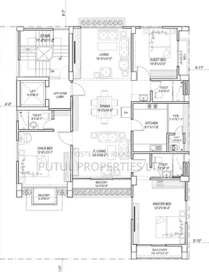 3-Bedroom Apartment in Mrinmoyee, Basundhara for Sale