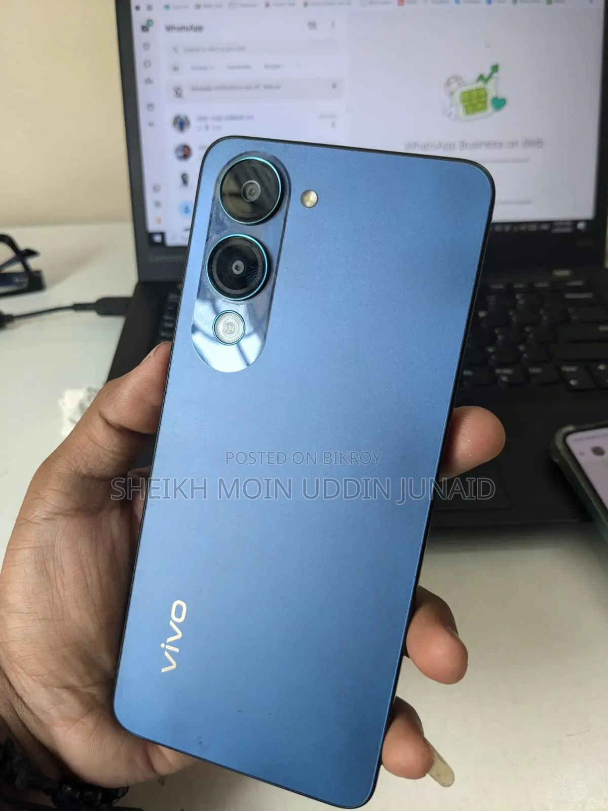 Vivo Y04 64 GB Blue