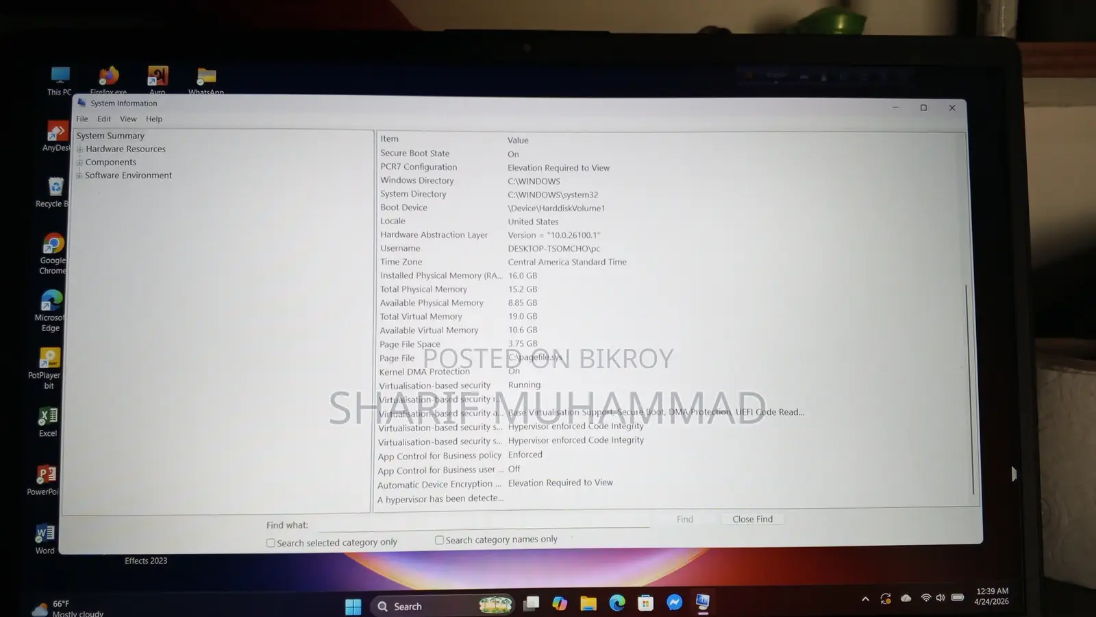 Laptop HP 15 8GB AMD Ryzen 5 SSD 512GB