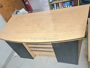 Secretariat table and high-back revolving chair for sale at 50% off