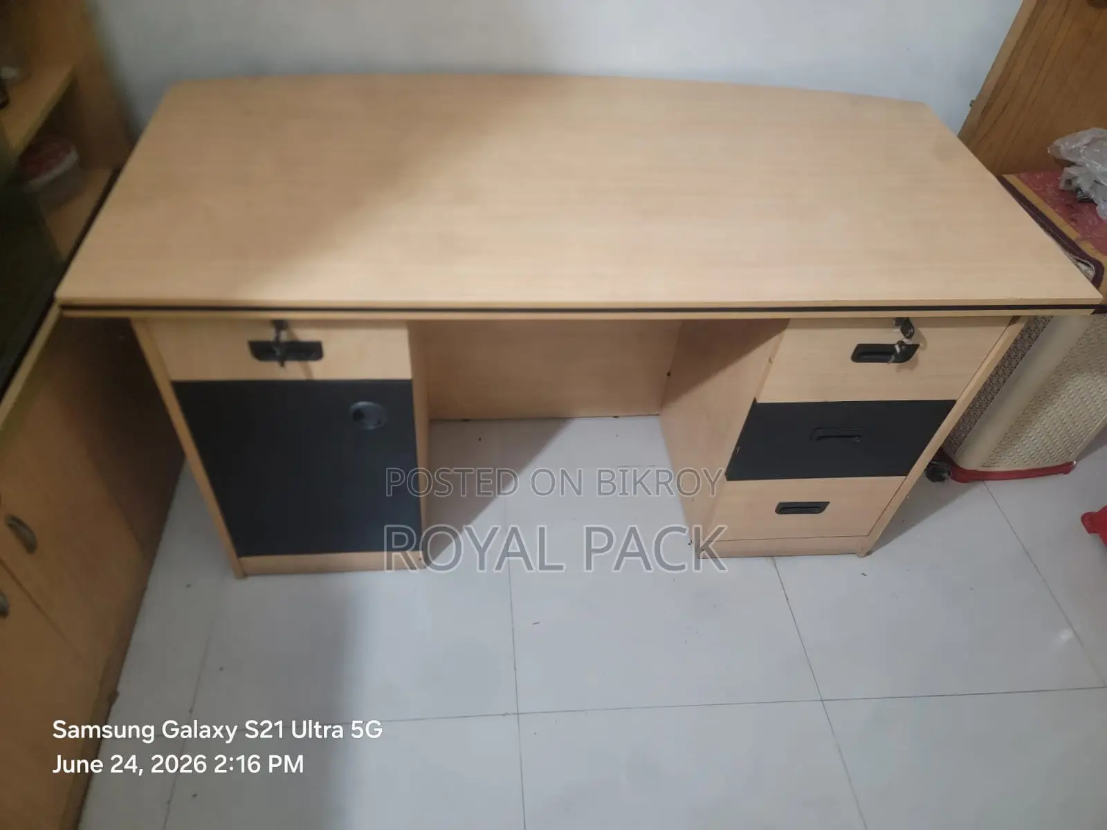 Secretariat Table and High-Back Revolving Chair for Sale at 50% Off