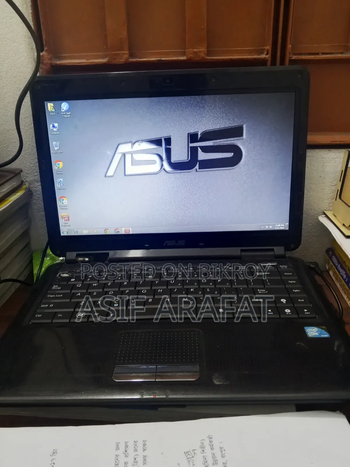 Laptop Asus 1015E 2GB Intel Core I3 HDD 128GB