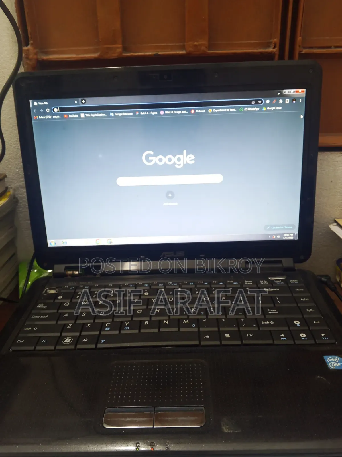 Laptop Asus 1015E 2GB Intel Core I3 HDD 128GB