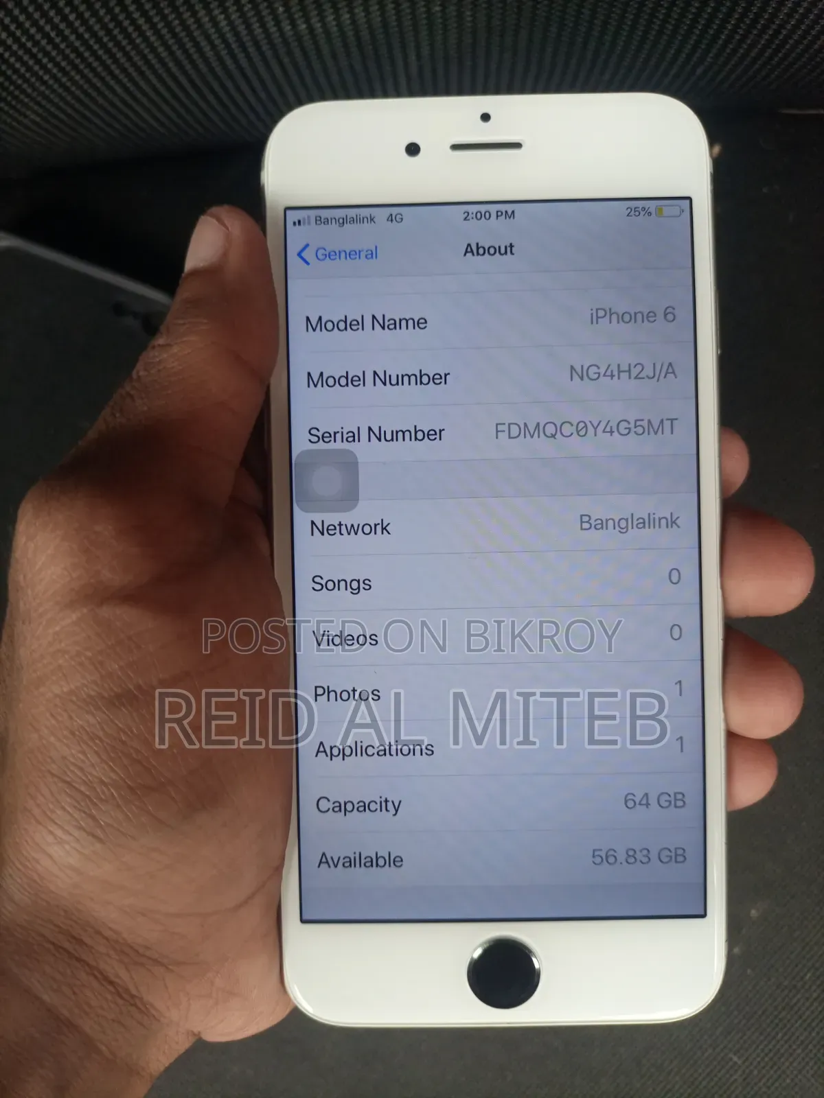 Apple iPhone 6 64 GB Silver