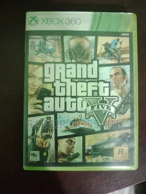 Xbox 360 Gta v (Grand Theft Auto V) Game Disc With Box