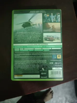 Xbox 360 Gta v (Grand Theft Auto V) Game Disc With Box