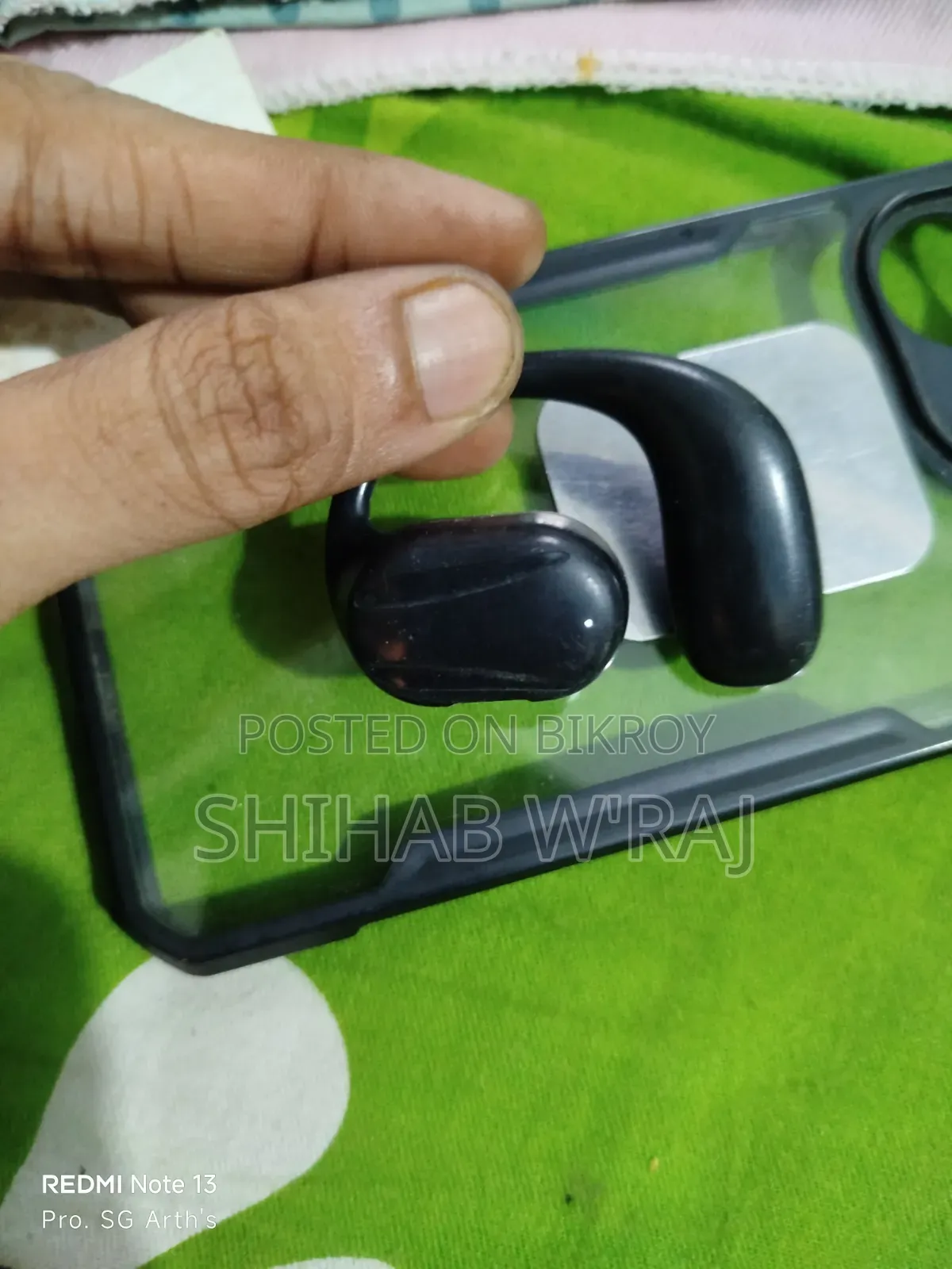 Ows One Ear Wireless Bluetooth Headset Yj-77 (16hr)